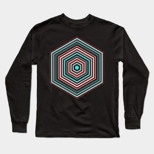 Retro Hex Long Sleeve T-Shirt